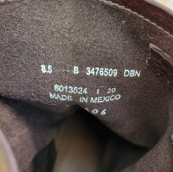 Frye Veronica Brown Leather Buckle Short Moto Slouchy Boots Women's Size 8.5 - Picture 13 of 13